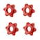 Kopida 4 Pcs Standard Barbell SpinLock Collars Dumbbell Nut AntiSlip Plastic Hex Nut 25MM for Weight Lifting Fitness Exercise