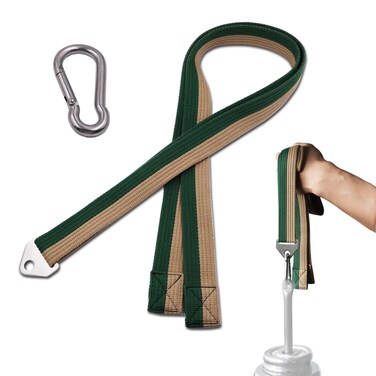 Multifunction Arm Wrestling Pronation Belt Strap with Stainless Steel Triangle Buckle  Versatile 79 NonSlip  Durable Strap Pronation and Back Pressure Forearm Strength Training Equipment