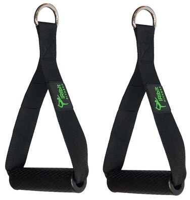iRibit Fitness Professional Exercise Handles for Cable Machines and Resistance Bands