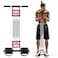COVVY Spring Chest Expander Tummy Trimmer Hand Gripper 3 in 1 Pullup Bars Spring Exerciser with 5 Metal Spring Chest Arm Expander Strength Trainer