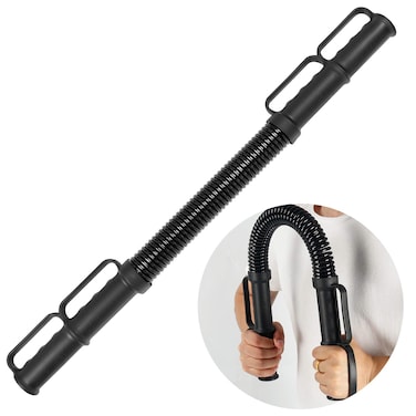 INNOLIFE Power Twister Bar Adjustable Chest Expander Upper Body Exercise Equipment for Chest Workout Shoulder Forearm Bicep and Arm Strengthening Workout Equipment