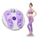 Twist Board for bodybuilding Exercise and Fitness with Electronic counterWaist Twisting Disk for Core Strength Training and Slimming with 6 Magnetic beads  NonSlip Bottom