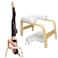 Yes4All Yoga Headstand Bench with PU Pads and Thickness Foam Wooden Yoga Inversion Chair for Balance Training Core Strengthening
