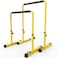Synergee Dip Bar Adjustable Dip Station from 30 39 for Dips Inverted Pull Ups Max capacity 400 lbs Portable Dip Stand for Total Body Workout Available in Yellow and Black