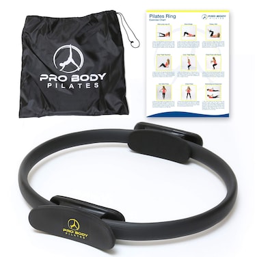 ProBody Pilates Ring Circle Magic Circle Pilates Ring 14 Inch for Thigh Workout Yoga Ring Thigh Toner Home Pilates Equipment for Women Pilates Circle Fitness Equipment Thigh Master