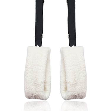 Lights Mountain Adjustable Pilates Fuzzies Straps  Premium Plush Cuffs for Pilates Cadillac Reformer Pilates Equipment for Home and Studio Provides Comfort Stability and Support During Workouts