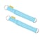 Strapilates Single Loop Fitness Pilates Straps for Reformer Cadillac and Other Fitness Equipment Adjustable Length with Double DRing One Pair Sky Blue