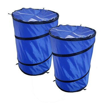 Handers Choice Regulation Hoopers Barrels Pack of 2  Blue  20 Diameter 29 High