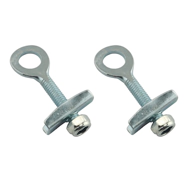 RLECS Bicycle Chain Adjuster 2PCS Adjustable Chain Buckle Bicycle Wheel Fixing Button Zipper Chain Tensioner Chain Adjuster for Dead Fly Bicycles Folding Bicycles and Mountain Bikes