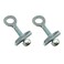 RLECS Bicycle Chain Adjuster 2PCS Adjustable Chain Buckle Bicycle Wheel Fixing Button Zipper Chain Tensioner Chain Adjuster for Dead Fly Bicycles Folding Bicycles and Mountain Bikes