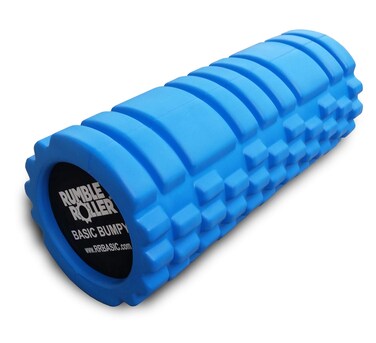 RumbleRoller Basic Bumpy Foam Roller Solid Core EVA Foam Roller with GridBump Texture for Deep Tissue Massage and SelfMyofascial Release