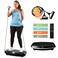 LifePro Hovert 3D Vibration Plate Machine  Dual Motor Oscillation Lateral  3D Motion Viberation Platform Machine  Full Whole Body Vibrarating Machine for Home Exercise  Fitness