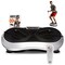 Hurtle Fitness Vibration Shaking Platfor Workout Machine Exercise Equipment for Home Vibration Plate Balance your Weight Workout Equipment Includes Remote ControlBalance StrapsAZHURVBTR30White
