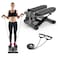 Steppers for Exercise at HomeStair Stepper with Resistance BandsMini Stepper with 300LBS Loading CapacitySuper Quiet Fitness Steppers with LCD Monitor