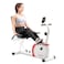 Marcy Recumbent Exercise Bike with Magnetic Resistance and Pulse Sensor NS908R White 3050 x 1150 x 2150 inches