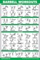QuickFit Barbell Workout Exercise Poster  Laminated 18 x 27
