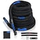 Perantlb Battle rope with wearresistant nylon protective sleeve Heavy Battle Rope for Strength Training Home Fitness Exercise Rope Anchor Strap Kit Included