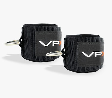 VPX Ankle Wrist Straps For Cable Machines  Resistance Bands  Adjustable Padded Neoprene Heavy Duty Rings  Exercise Cuff Attachment  Home Gym Fitness Hips Glute Legs Arms Abs Men  Women