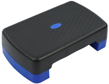 Fitvids 18 Workout Aerobic Stepper Step Platform with 2 Risers Lightweight Portable Step Up Platform Trainer Adjustable Height 32 55 for Home Gym