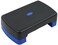 Fitvids 18 Workout Aerobic Stepper Step Platform with 2 Risers Lightweight Portable Step Up Platform Trainer Adjustable Height 32 55 for Home Gym