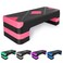 KL KLB Sport Adjustable Exercise Workout Aerobic Stepper Step Platform Trainer Red
