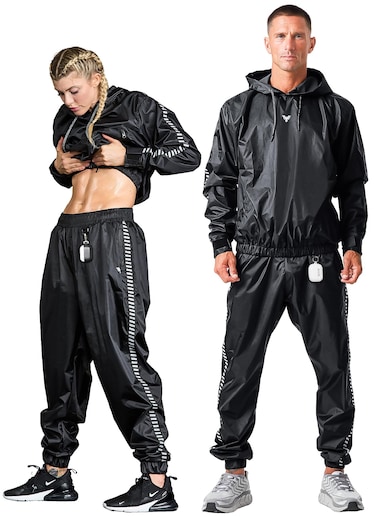Elite Sports Sauna Suit for Weight Loss Men  Women Boxing MMA Wrestlers Gym Sweat Hoodie Sauna Suits Wrap Full Body Workout