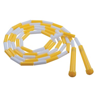 Champion Sports Classic Plastic Segmented Beaded Jump Ropes  Phys Ed Gym Fitness and Recreational Use In a Variety of Lengths for Kids to Adults