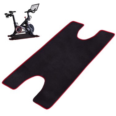 DoceMora Exercise Bike Sweat Towel Mat Super Absorbent Spin Bike Sweat Guard Anti Slip  Machine Washable Mat Compatible with Peloton Bike Peloton Accessories