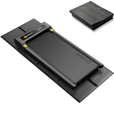UREVO Foldable Treadmill Mat Exercise Bike Mats for Home Gym Workout Waterproof NonSlip Exercise Equipment Mat Floor Protector for Indoor Cycles Rowing Machine Elliptical