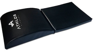 Athlos Fitness Ab Exercise Mat with Tailbone Protecting PadBest for Getting Full Range of Motion and Working Your Entire Abdominal Core