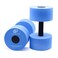 KLOLKUTTA Water Dumbbells Blue Aqua Dumbbells Set HighDensity EVAFoam Dumbell Resistance for Water Aerobics Fitness and Pool Exercises