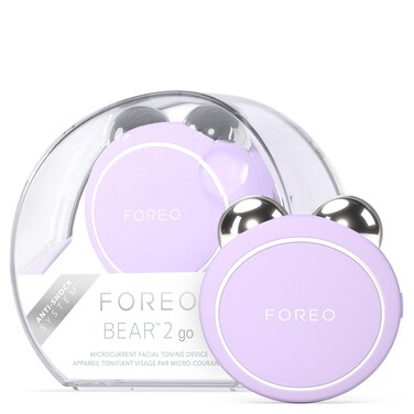 Foreo Bear 2 Go Toning Face Massager Travel Size AntiWrinkle AntiAge Face Massager Lifting Firming and Redefining Compact Device Lavender
