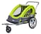 Instep QuickNEZ Double Tow Behind Bike Trailer for Toddlers Kids Converts to Stroller Jogger 2in1 Canopy Universal Bicycle Coupler Folding Frame Multiple Colors