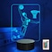 FULLOSUN Basketball 3D Night Light Basketball Sport Gifts Bedside Lamp for Xmas Holiday Birthday Gifts for Kids Basketball Fan with Remote Control 16 Colors Changing  4 Changing Mode  Dim Function