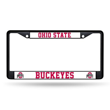 Rico NCAA UnisexAdult Standard Chrome License Plate Frame