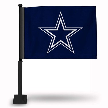 NFL Rico Industries Car Flag including Pole Dallas Cowboys  Navy
