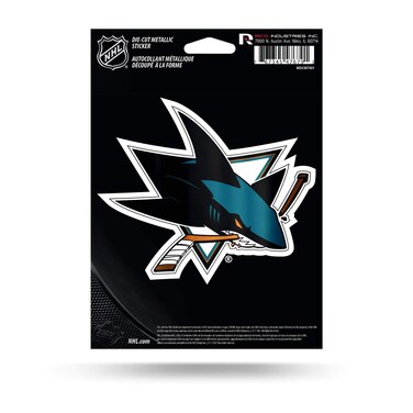 Rico Industries NHL unisex Die Cut Metallic Sticker