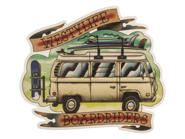 Westy Life Boardriders  StickerDecal