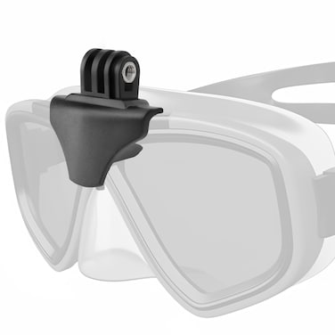 Hixeto Dive Mask Mount for Go Pro Universal Dive Mask Attachment for Camera Mount Diving Mask Mount Compatible with Popular Dual Lens Masks