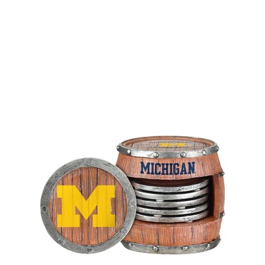 FOCO Michigan Wolverines NCAA 5 Pack Barrel