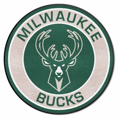 FANMATS 18842 NBA Milwaukee Bucks Roundel Mat Team Color 27 Diameter