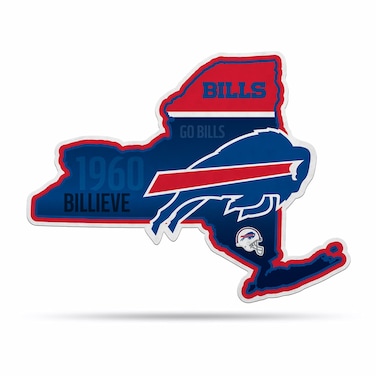 Rico Industries NFL Buffalo Bills 18 State Shape Pennant Soft Felt Material