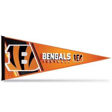 Rico Industries NFL Cincinnati Bengals Soft Felt Pennant 12 x 30inches