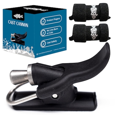Fishernomics Cast Cannon Surf Fishing Trigger Aid  Bait Cannon Launcher Protect Fingers  Hands Durable Material for Smooth Casting  Easy to Use  Cast Farther