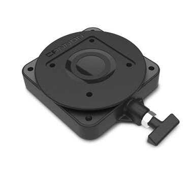 Cannon 2207003 LowProfile Swivel Downrigger Mounting Base Black Composite