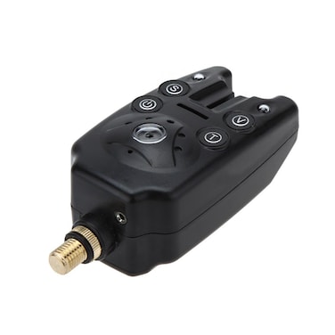 Lixada Pack of 1  Fishing Bite Alarm 2 LEDs Carp Fishing Fish Indicator Water Resistant Adjustable Tone Volume Sound Alert for Fishing Rod