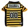 Pets First NFL Pittsburgh Steelers Throwback Dog Bumblebee Jersey Retro Dog Yellow and Black Football Jersey Size XLarge Vintage Dog Shirt
