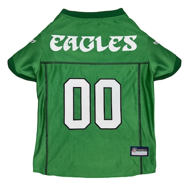 Pets First NFL Philadelphia Eagles Throwback Dog Jersey Retro Dog Football Jersey Size Large Vintage Dog Shirt