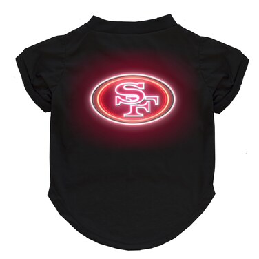 Littlearth NFL Neon Pet TShirt San Francisco 49ers