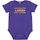 Watching the Lakers with my Daddy Baby Boy Bodysuit Outfit Romper Gift